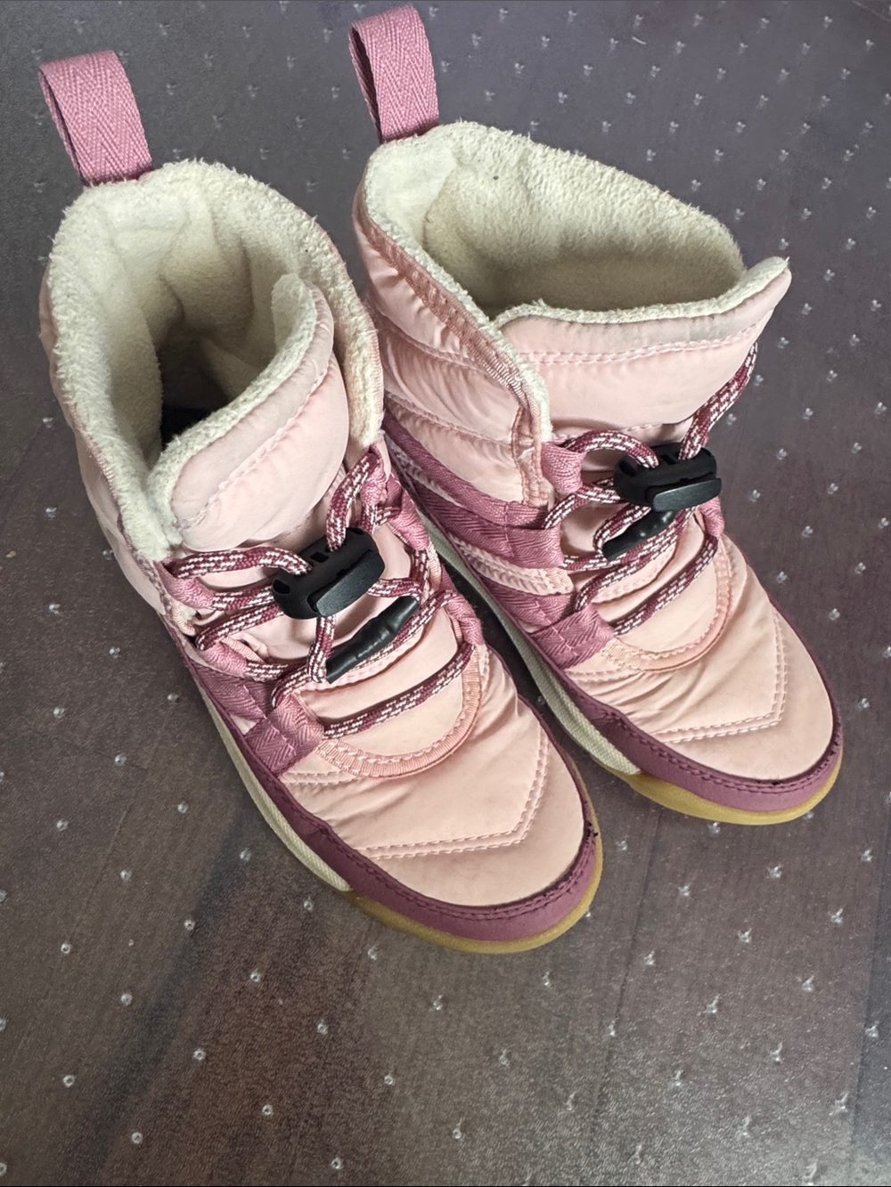 Sorel Kids Pink Insulated Snow Boots with Plush Lining
